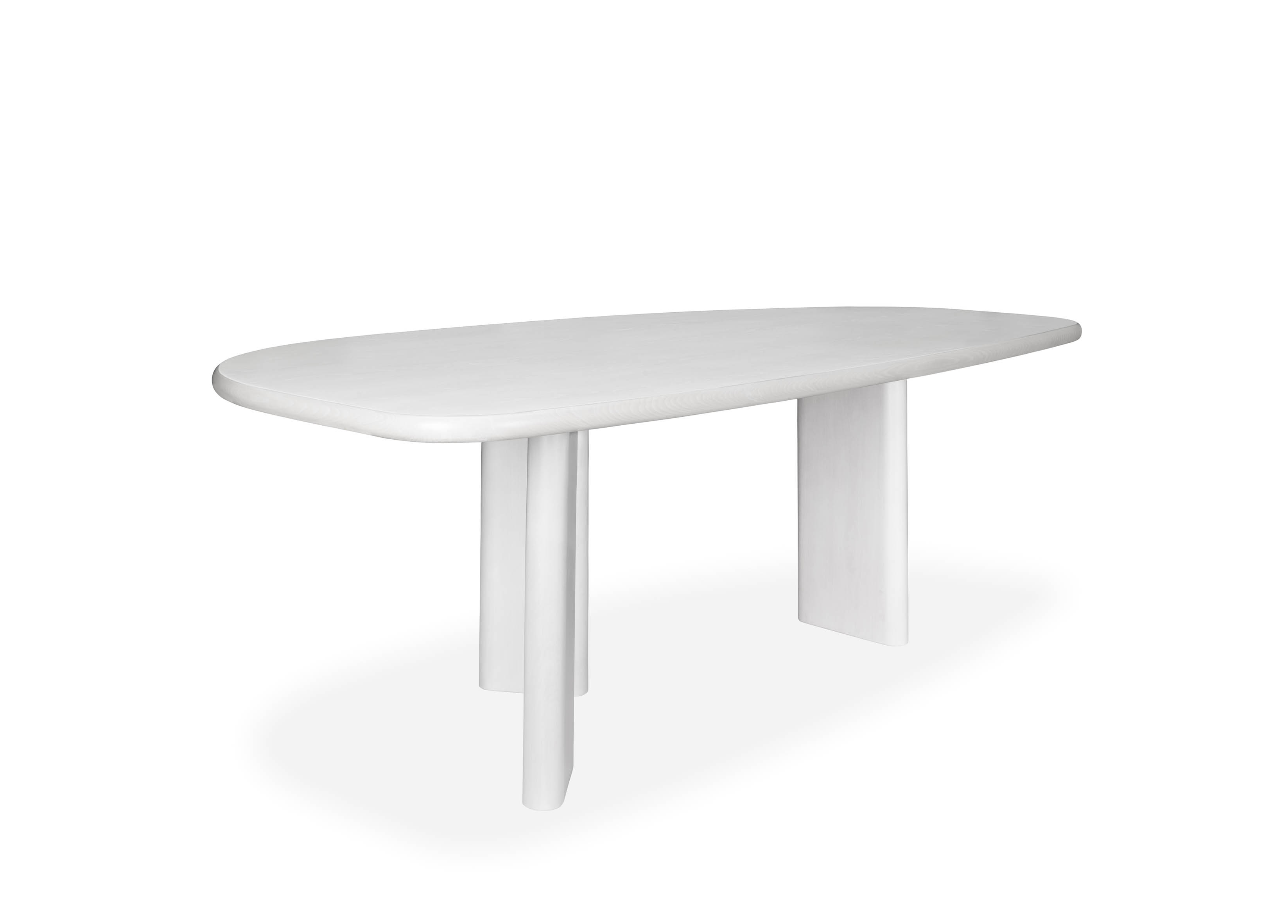 Charlotte Dining Table White Grain 